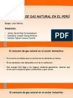 El Consumo de Gas Natural en El Perú