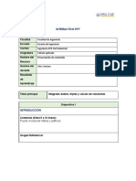 Plantilla Resumen de Contenido PPT - Integral Doble y Triple