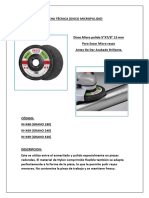 Ficha Tecnica Disco Micropulido PDF