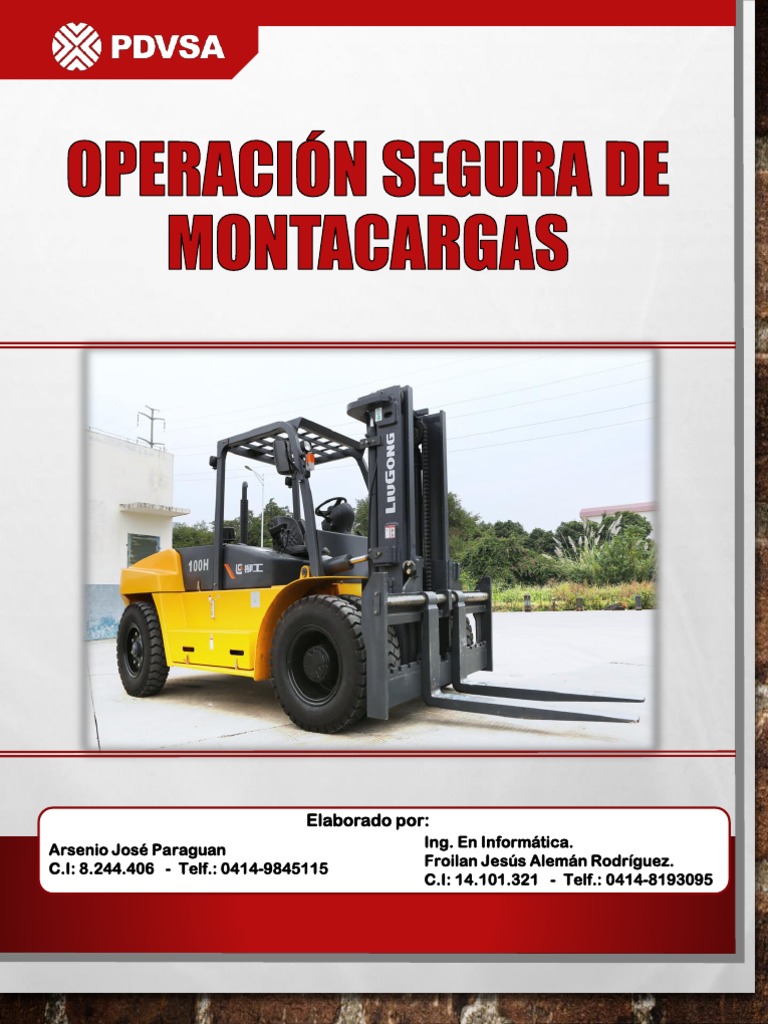 Seguridad en la Operación de Montacargas | PDF | Máquina elevadora ...