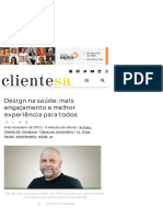 Design Na Saúde - Mais Engajamento e Melhor Experiência para Todos - Portal ClienteSA