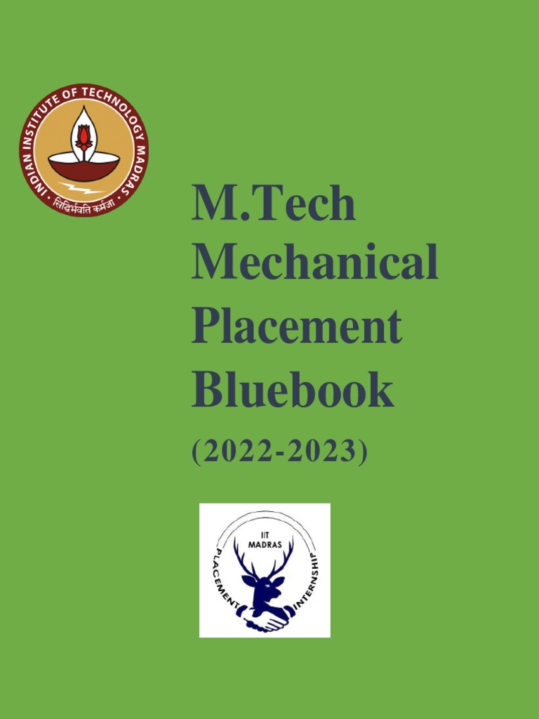 Mtech ME Bluebook 2022-23 | PDF | Mechanical Engineering ...