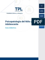 Psicopatologia Del Nino y Del Adolescent