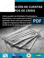 La Rendicion de Cuentas en Tiempos de Crisis