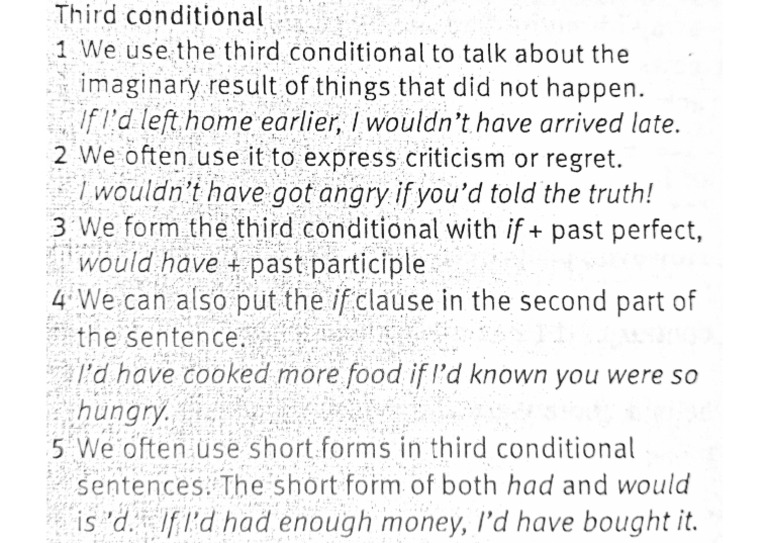 Third Condicional USES | PDF