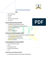 Training Statement CTP PDF