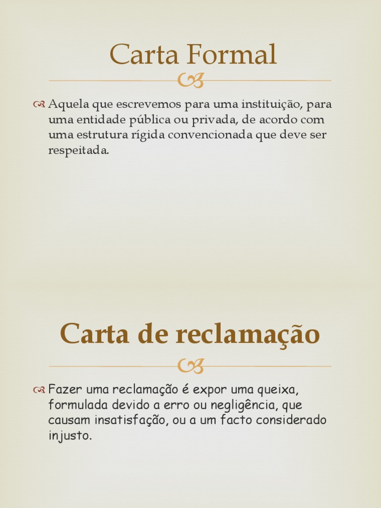 Estruturas de Cartas Formais e Informais | PDF