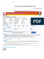 Gmail - Booking Confirmation On IRCTC, Train - 13149, 02-Jun-2023, SL, SDAH - SGUJ