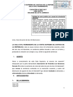 Casacion Sobre Nulidad de Acto Juridico Simulado