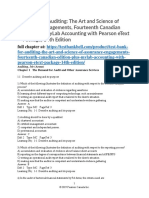 Test Bank For Auditing The Art and Science of Assurance Engagements Fourteenth Canadian Edition Plus Mylab Accounting With Pearson Etext Package 14th Edition