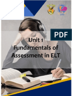 Fundamentals of Assessment in ELT