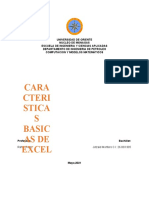 Caracteristicas Basicas de Excel