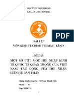 Hội nhập kinh tế Quốc Tế Việt Nam 