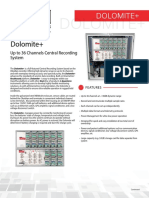 Datasheet Dolomite 36 Channel Central Recording System Digital Recorder Kinemetrics