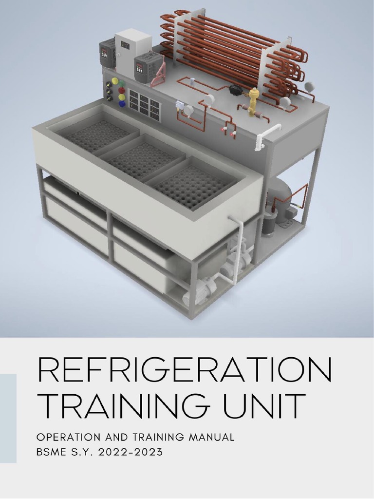 Refrigeration Training Unit Operations and Training Manual Final PDF Heat Exchanger Heat