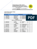 Jadwal Senin