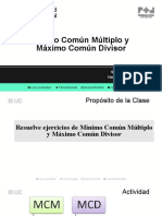 Semana 02 - 1 - MCM y MCD - 2022 - 10 Último Ultimo