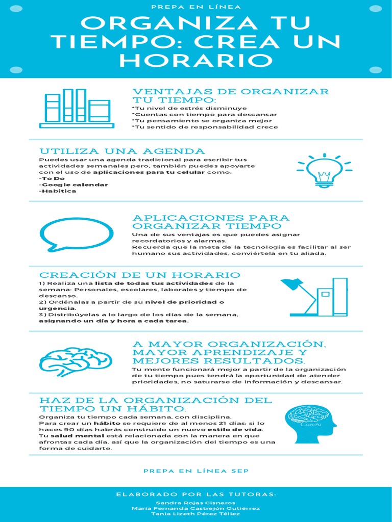 Consejos para Organizar Tu Tiempo | PDF