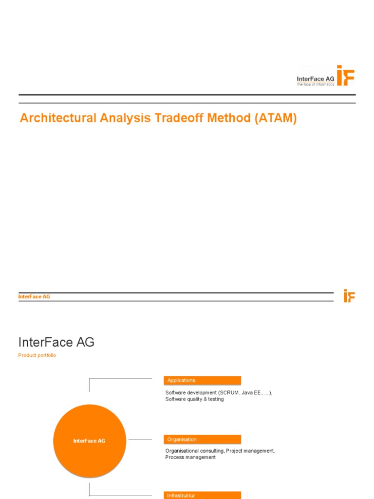 Architectural Analysis Tradeoff Method (ATAM) PDF Trade Off