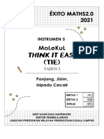 Instrumen 5 - September - Jisim Panjang Isipadu