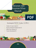 Pkwu Makanan Dan Minuman Khas Daerah