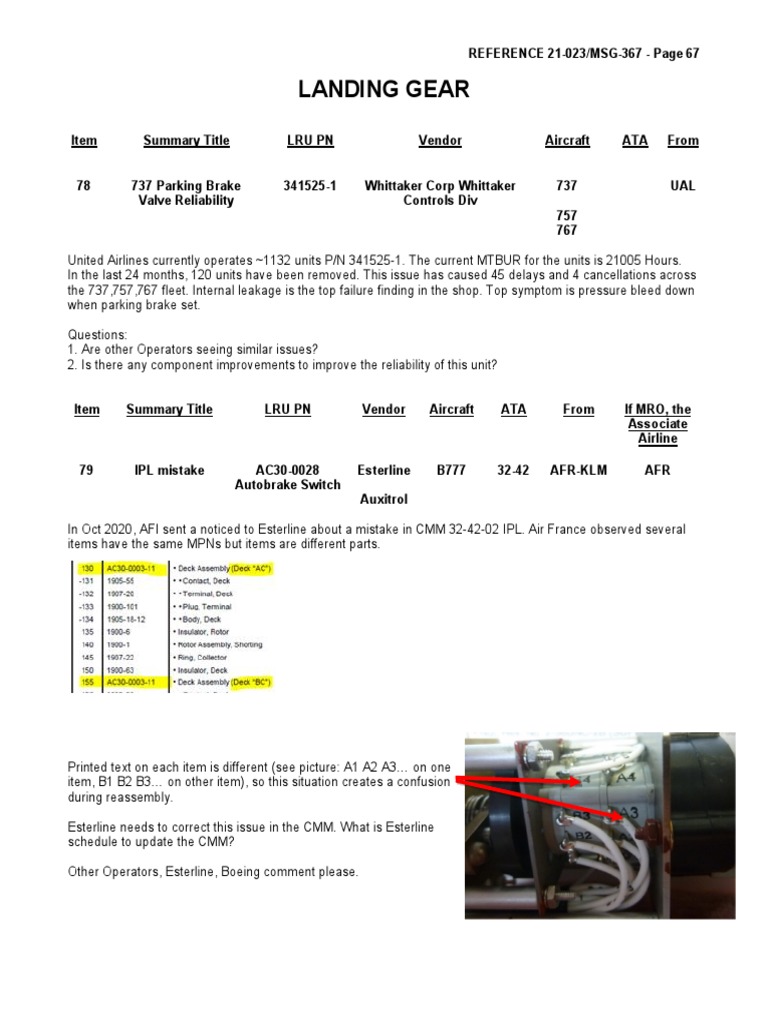 15 Landing Gear PDF Aviation Aircraft