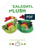 Quetzalcoatl Dragao Plush FREE Sew Desu Ne