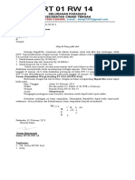 015 - Surat Undangan Musyawarah Bagi Warga RT 01 RW 14