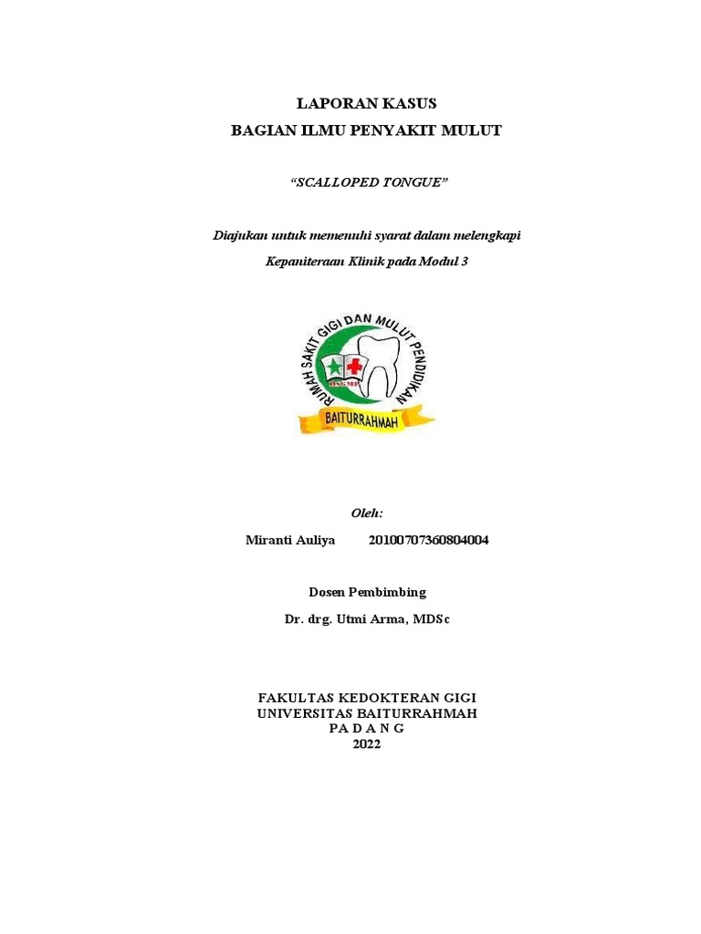 Kasus 1 Scalloped Tongue (Miranti Auliya) PDF