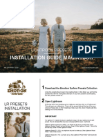 Presets Installation Guide Macintosh