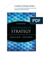 Test Bank for Foundations of Strategy 2nd Edition