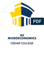 AS Level Microeconomics Cedar College