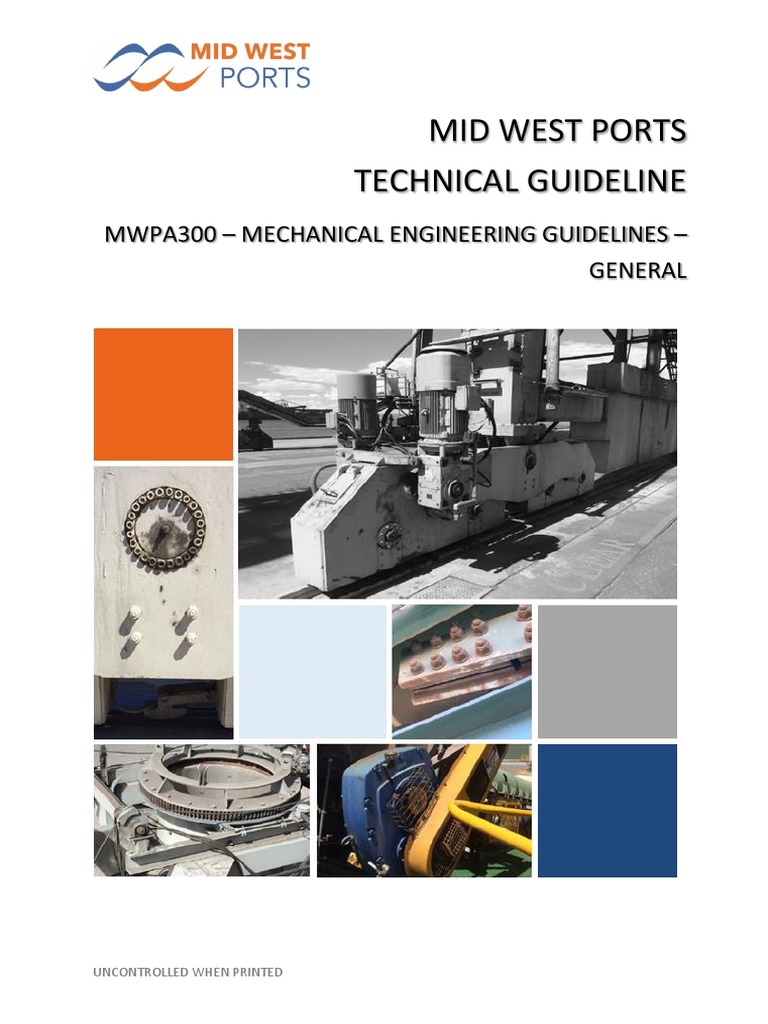 MWPA300 Mechanical Engineering Guidelines | PDF | Screw | Noise