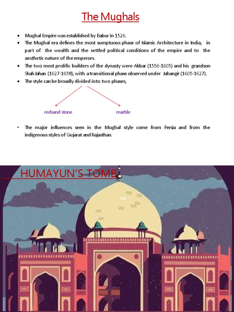 Mughal Architecture: Humayun's Tomb Overview | PDF | Architectural ...