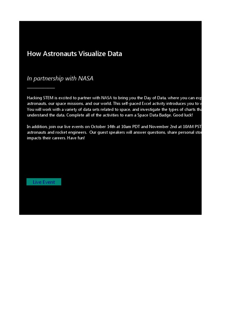 Space Data Visualization Adventure | PDF | Falcon 9 | Worksheet