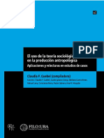 Guebel, C. Comp. El Uso de La Teoría Sociológica Clásica en La Producción Antropológica