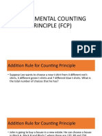 Fundamental Counting Principle (FCP)