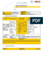 Job Sesion de Aprendizaje - 2 - 3°secundaria