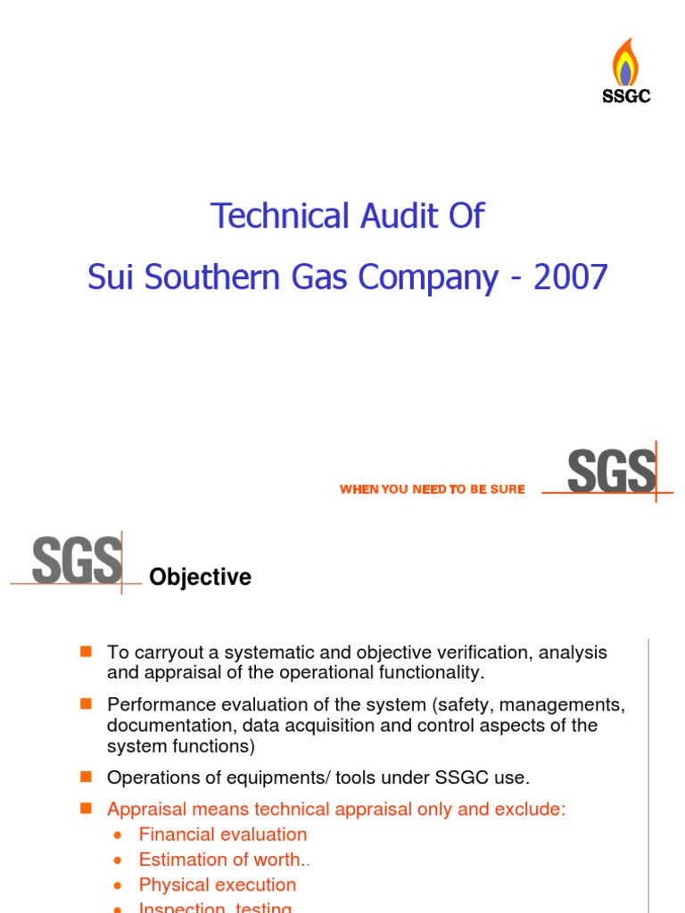 SSGC Technical Audit Overview | PDF | Gas Compressor | Pipeline Transport