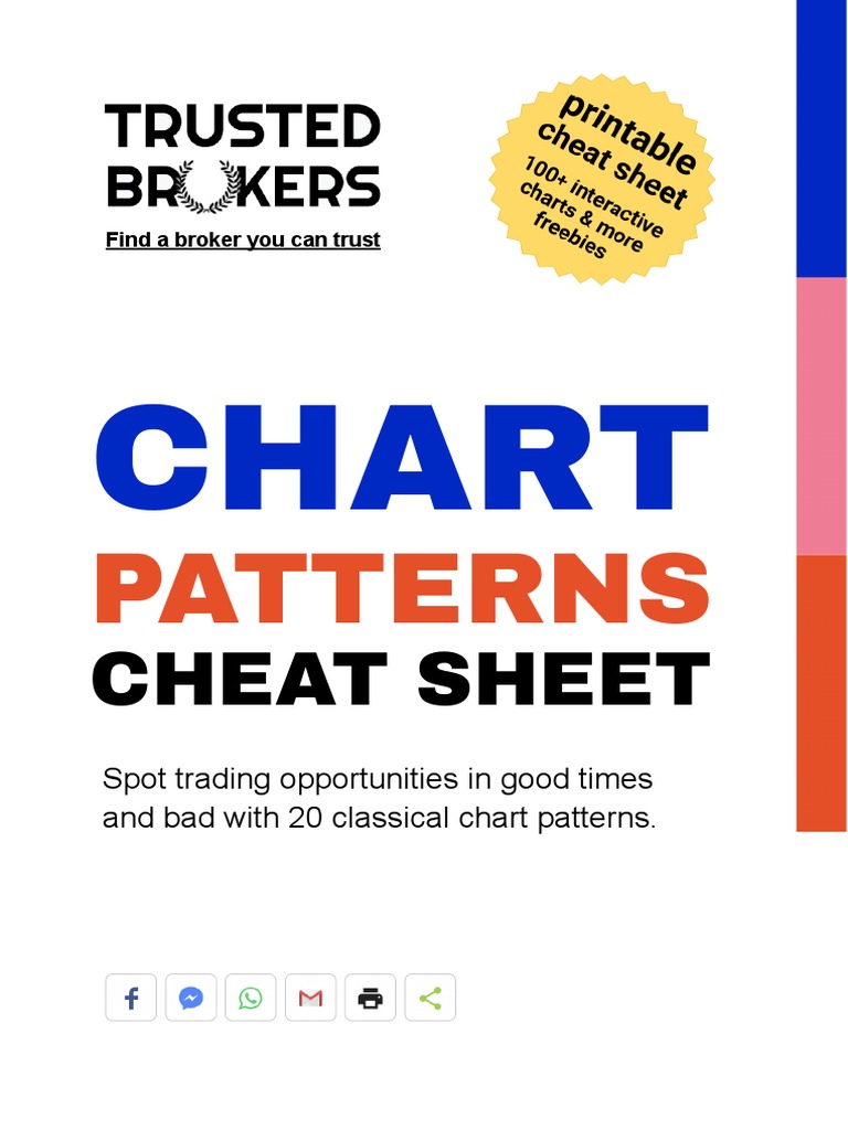 Chart Patterns Cheat Sheet Guide | PDF | Contract For Difference ...