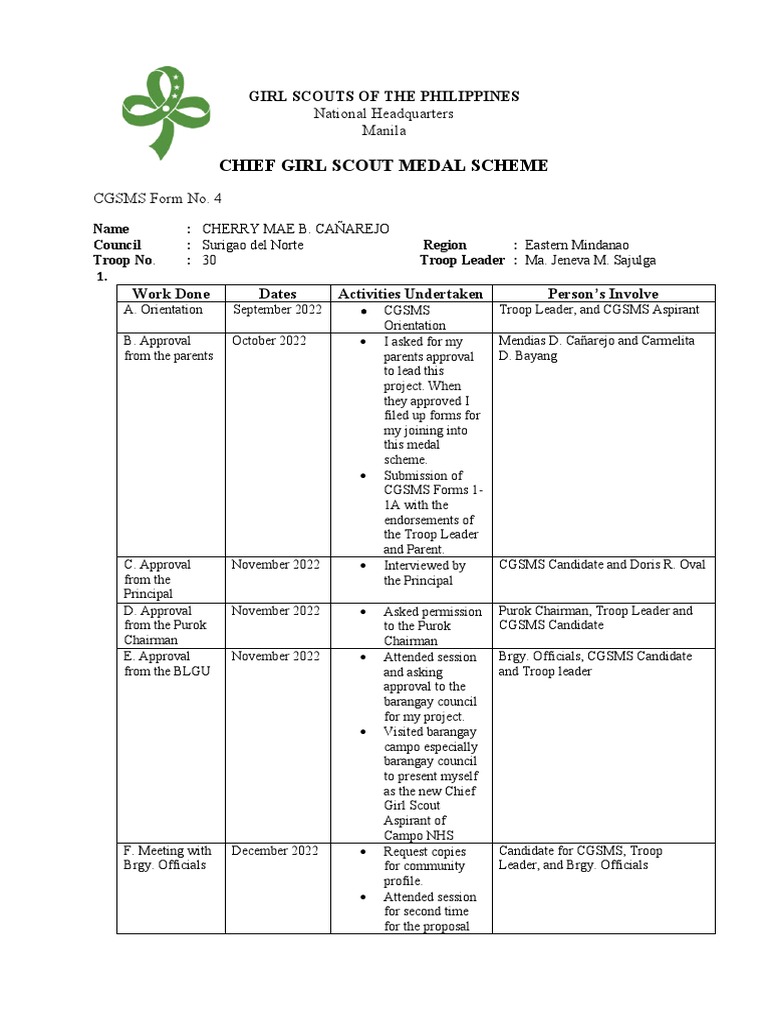Form No 4 Pdf