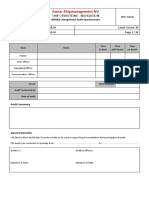 ANNEX - Navigational Audit Questionnaire