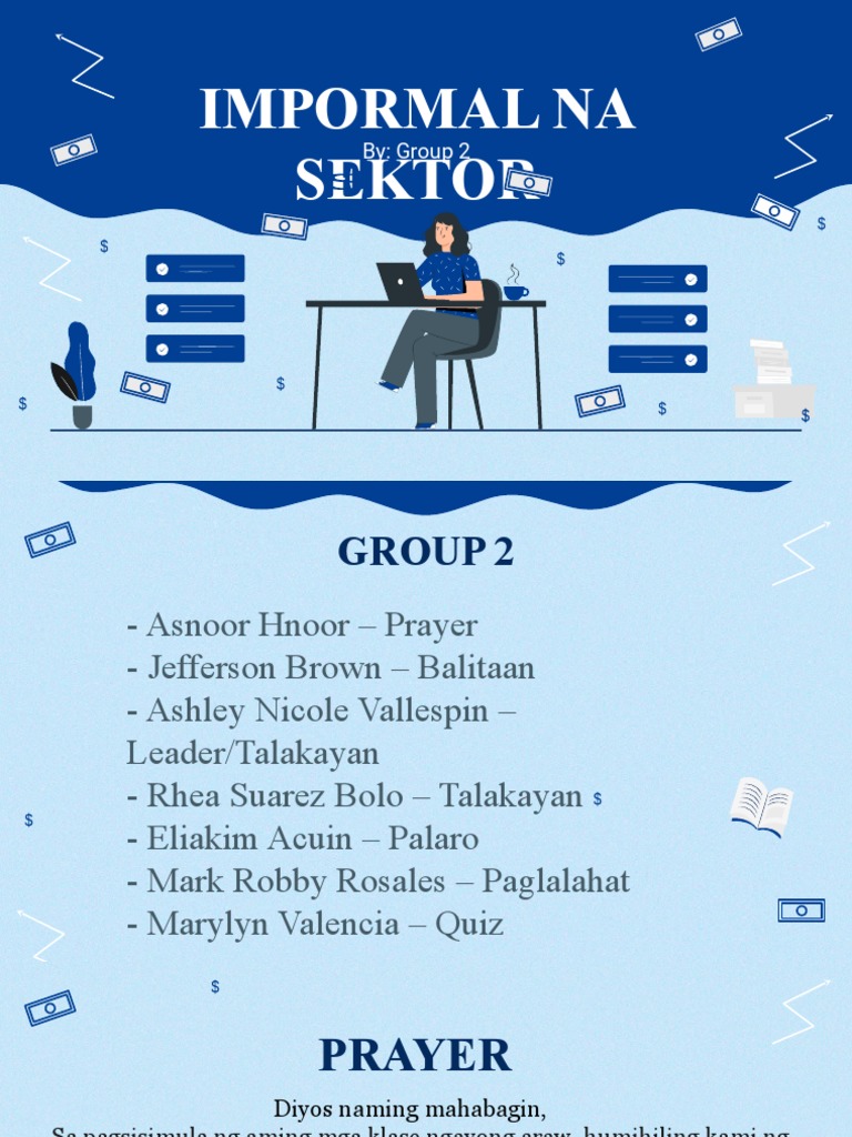 Impormal Na Sektor: By: Group 2 | PDF