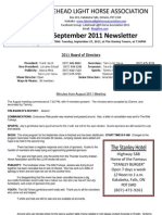 2011 September Newsletter