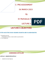 Pre-Assignment Lecture 2 Presentation 04 March 2023