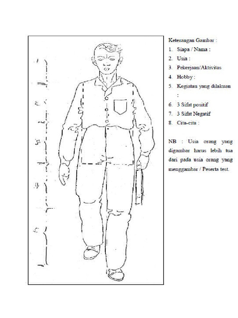 Contoh Gambar Orang | PDF