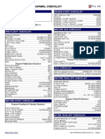 Boeing 737 Checklist