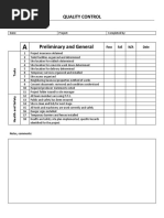 Furniture Inspection Checklist Template | PDF