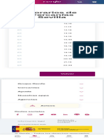 Horarios de Trenes de Cercanías (Sevilla) Renfe