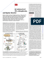 Transcriptome-Wide Isoform-Level Dysregulation in ASD Schizophrenia and Bipolar Disorder